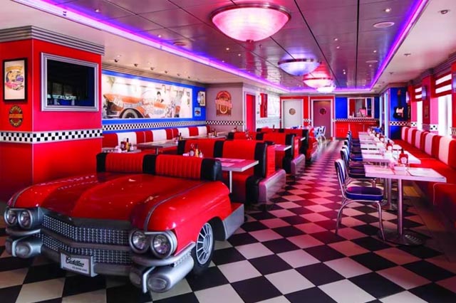 Ретро-кафе Cadillac Diner